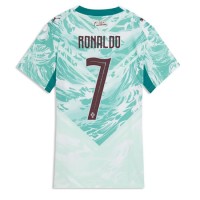Stroje piłkarskie Portugalia Cristiano Ronaldo #7 Koszulka Wyjazdowej dla damskie MŚ 2026 Krótki Rękaw